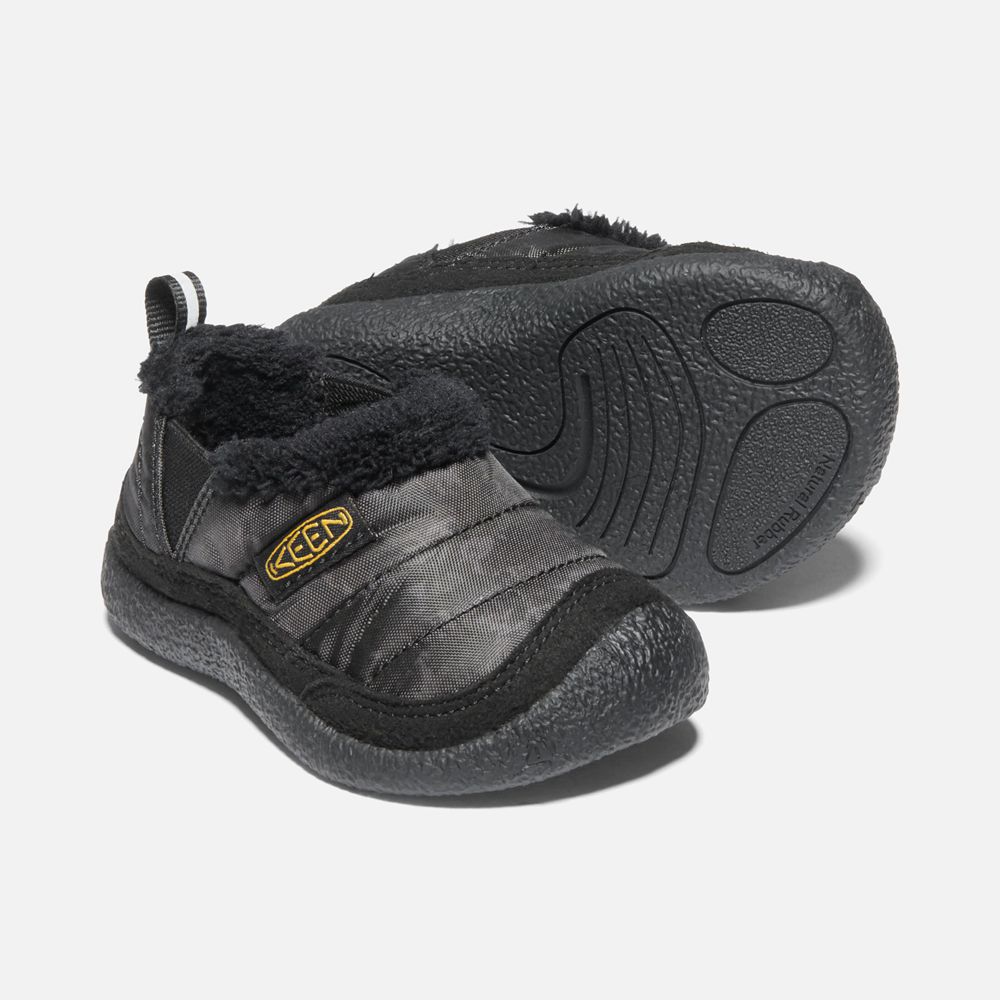 Zapatos Marca Keen Mexico Negros/Amarillos - Niños Howser Ii - MJ5301627